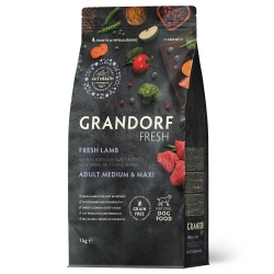 GRANDORF FRESH DOG Lamb MED&MAXI сухой корм для собак средних и крупных пород, ягненок, батат