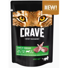 Crave пауч для кошек ягненок в желе 70 г 