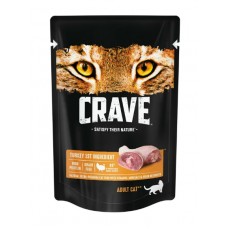 Crave пауч для кошек индейка в желе 70 г 
