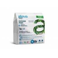 Сухой корм для кошек Alleva Holistic океаническая рыба, конопля, алоэ вера 400 г