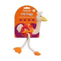 Rosewood Jolly Doggy Multi Texture Игрушка комби Страус для собак