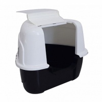 M-Pets Туалет для кошек закрытый угловой 60х50х44