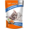 Cat Lunch пауч для котят кусочки в желе с Кроликом