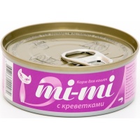 MI-MI консервы для кошек и котят с креветками