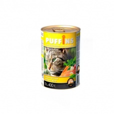 Puffins консервы для кошек Курица в желе