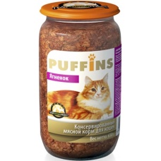 Puffins консервы для кошек Ягненок