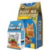 Puffins сухой корм для кошек Курочка и рыбка
