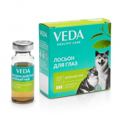 Зеленый чай лосьон для глаз (Веда), флак. 10 мл (3 флак/уп)