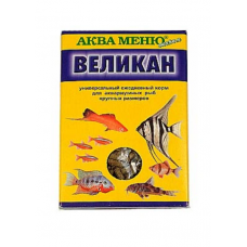 Корм для крупных аквариумных рыб АКВА МЕНЮ Великан, 45 г